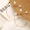 Modyle Korea New Fashion Gold Silver Color Cross Crystal Drop Earrings