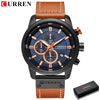 CURREN Fashion Date Quartz Men Watches