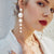 Exquisite Simulated Pearl Stud Earrings