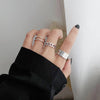 LATS 7pcs Fashion Jewelry Rings Set